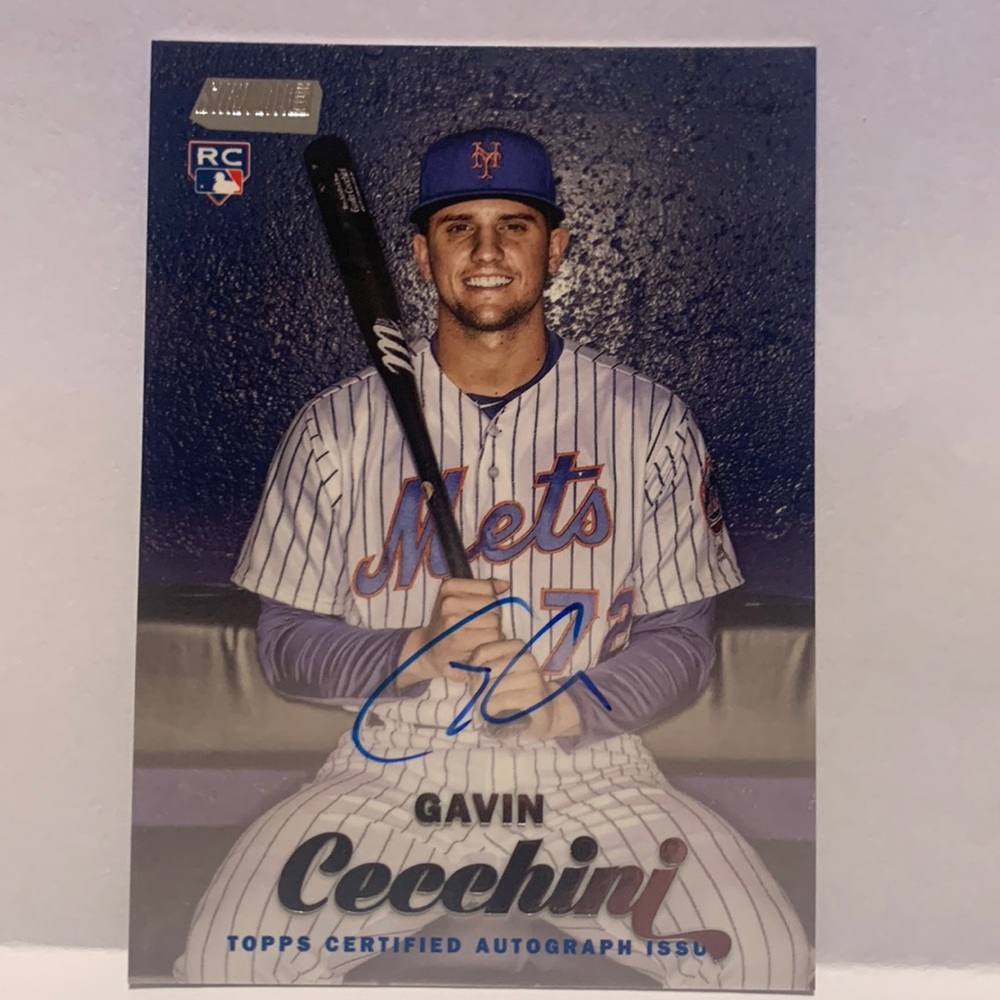 2017 Topps Stadium Club Auto Gavin Cecchini Mets #SGA-GC (010)